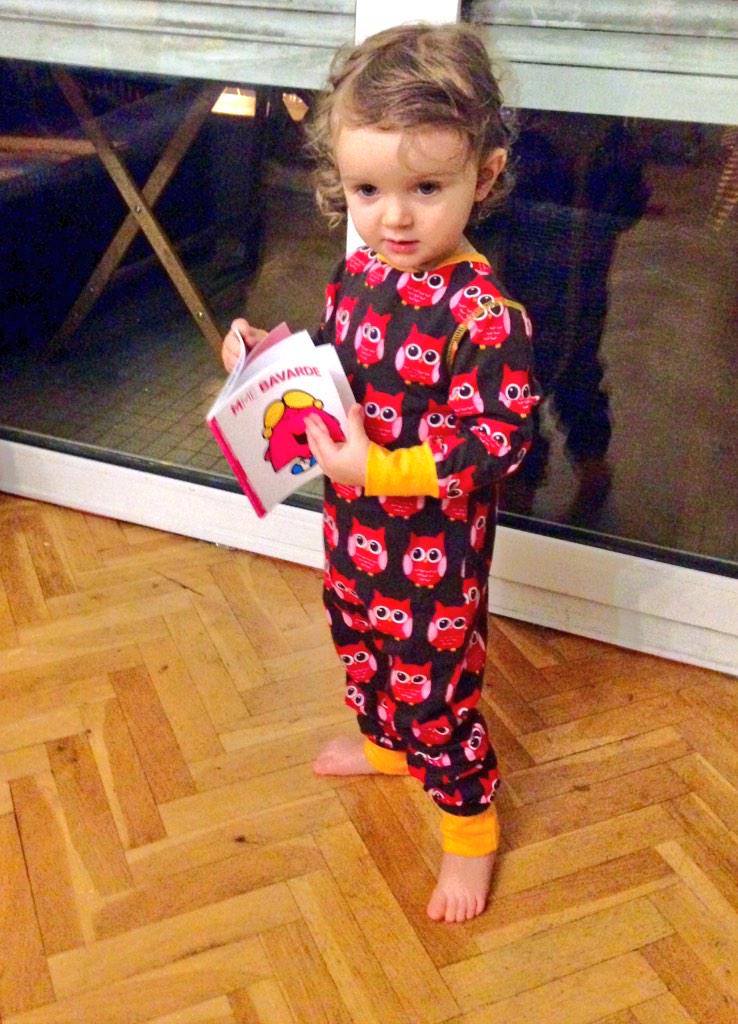 Même à l'envers, notre pyjama hibou est chouette !