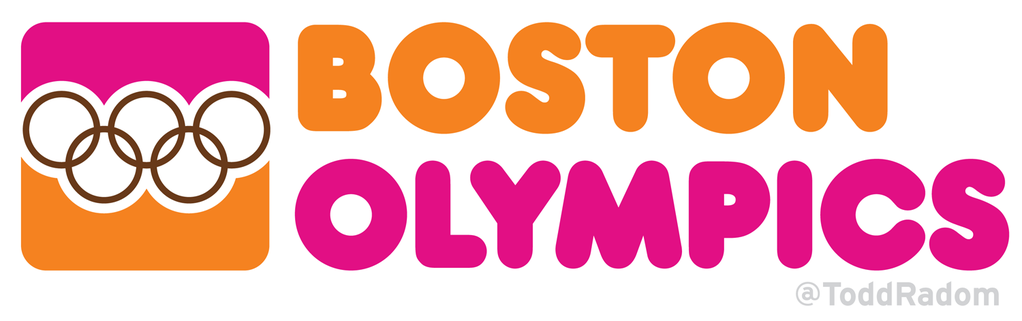 BostonDotCom's tweet image. .@ToddRadom's proposed #Boston2024 logo!