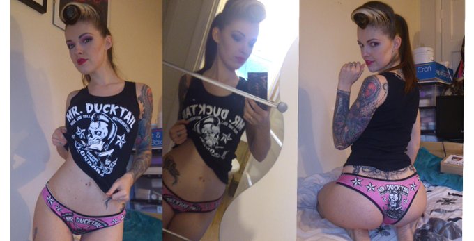 Presents from @MrDucktail1 ❤ #SelfieSundays @ThePinupAcademy @tattooedstunner @DeliciousDolls @Allaboutpinup