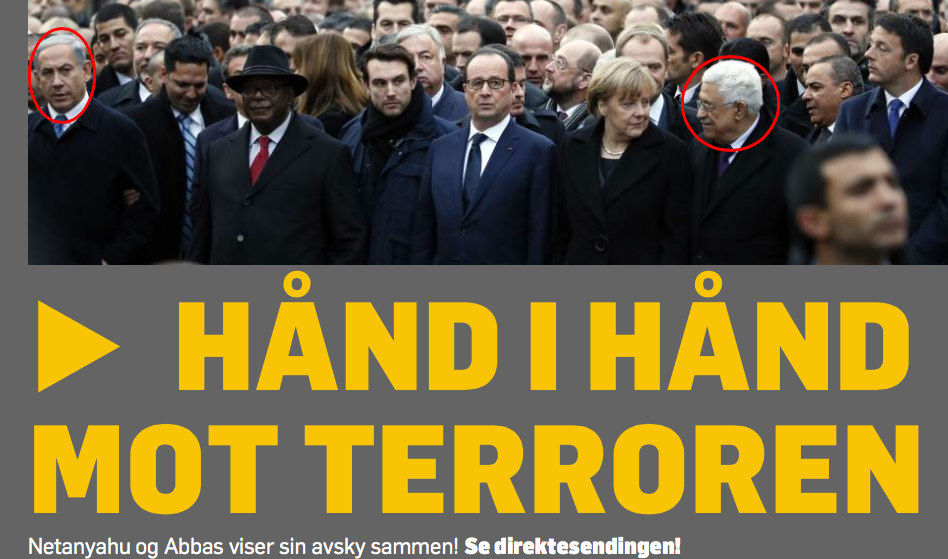 TV2Anja's tweet photo. Et bilde som gir håp. #sammenmotterror #sammenforfred #ParisMarch http://t.co/njL5gSKXuo
