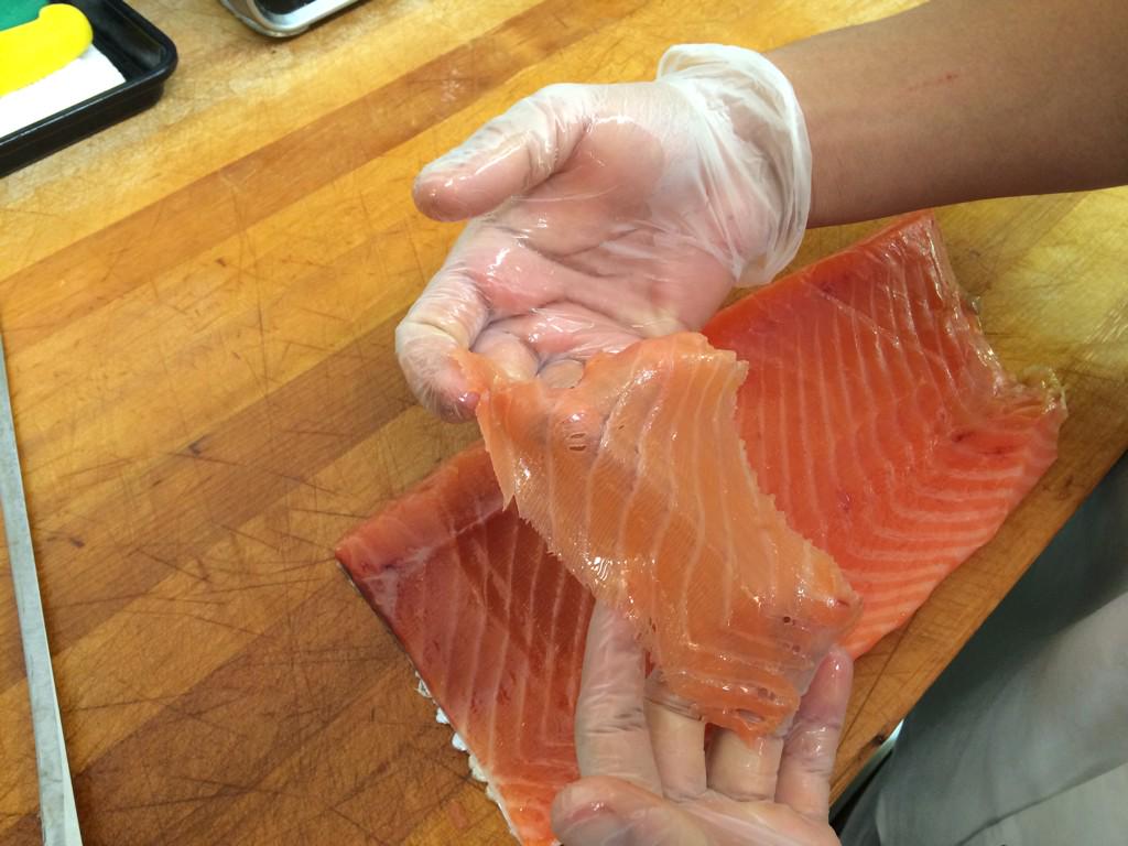 Kaufman's Sunday brunch. Lox served to perfection!