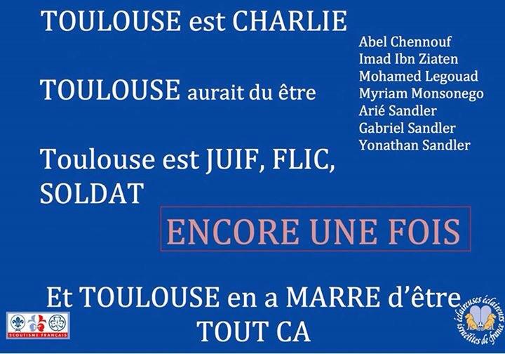 EEIFNBY's tweet photo. Hommage a nos frères toulousains #VousNetesPasSeuls #NousSommesOzar #NousSommesMilitaire @EEIFTlse http://t.co/27lDznEUHl