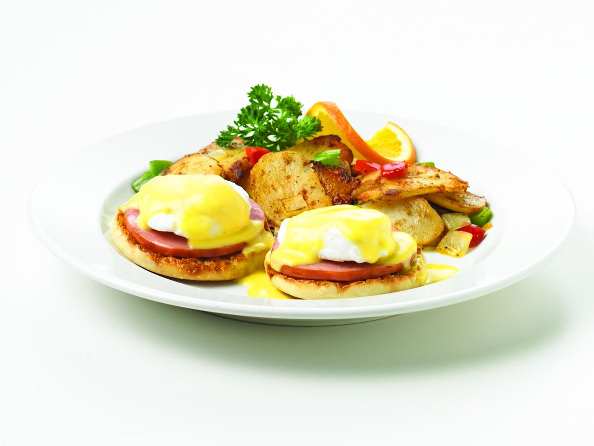 RubysPV's tweet photo. Start the day off right with a Ruby's favorite, Eggs Benedict. You're not gonna want to share! http://t.co/IOtK7n8Yka