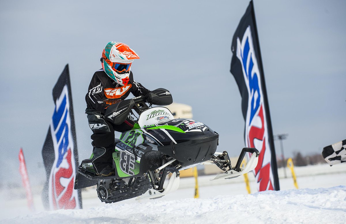 snocross's tweet photo. Is there anything cuter than a kid on a snowmobile?! Not to mention catching air!!! @arcticcat_snow @amsoilone http://t.co/GLR1fD3R5U