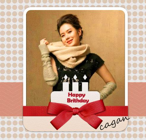 Happy Birthday my LOVE Son Ye Jin ,I hope that your Birthday is wonderful,and full of love.You deserve the best 