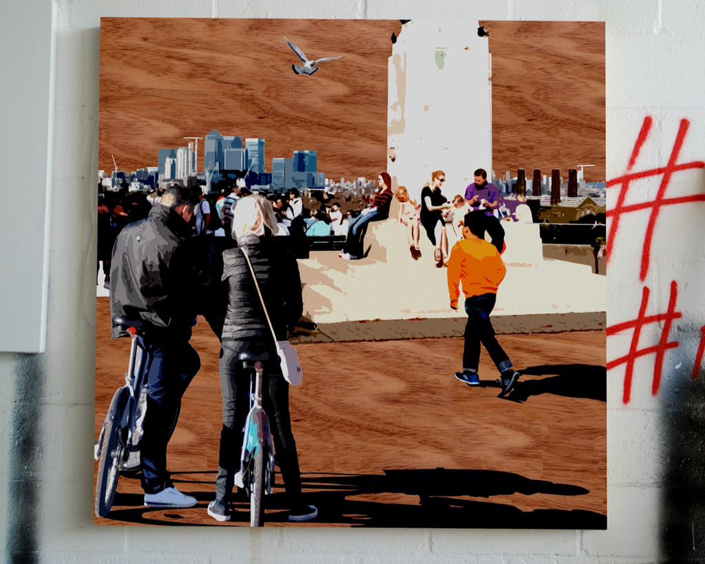 ArtandLondon's tweet image. @iamjaysonlilley From #GreenwhichObservatory @ROGAstronomers OriginalPainting40x40in @VisitGreenwich @MisterGreenwich