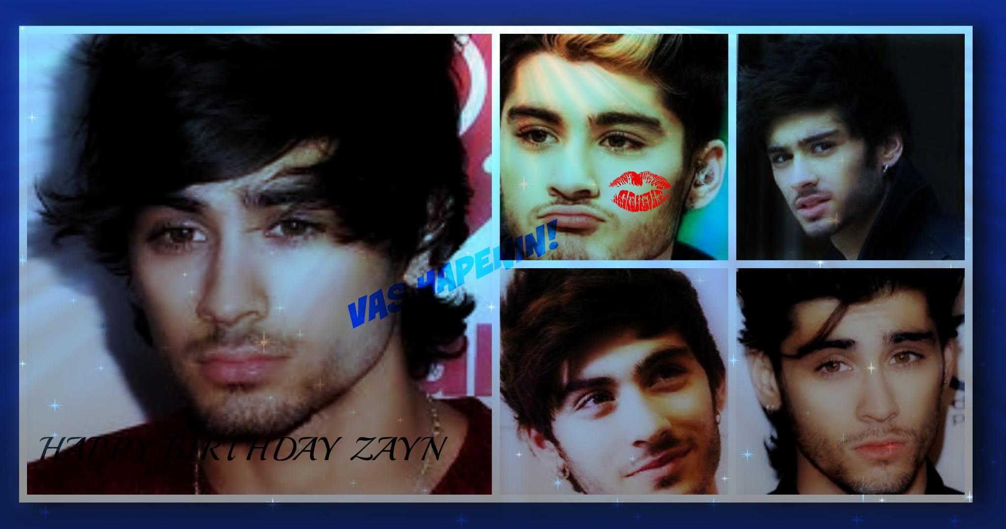  HAPPY BIRTHDAY ZAYN MALIK .LOVE UUUUUUUUUUU SOOOOOOOOO MUCH HANDSOME ANGEL<3 <3 <3 