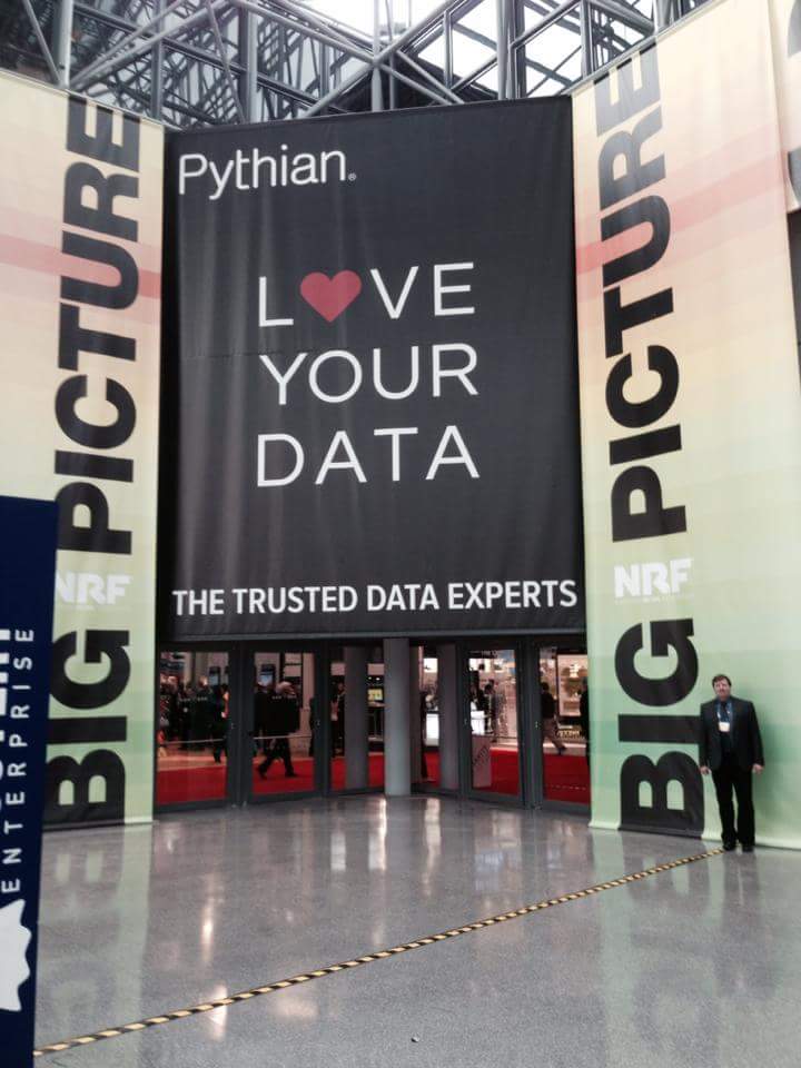 elliotz's tweet photo. Big team from @Pythian at #nrf15 - do stop by the booth if you're there. http://t.co/spuz6zR9Ps