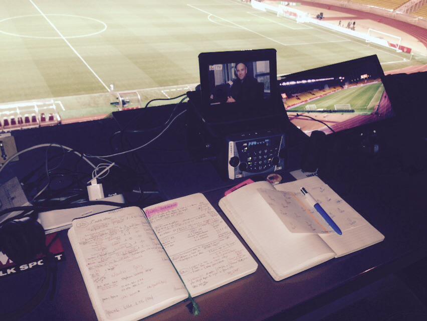 Jano_Resseguie's tweet photo. En place à #LouisII pour le dernier match de la #J20 #ASMFCGB #OlivierSchwarz sera avec nous ! #rmclive http://t.co/tjkcgCaEkq