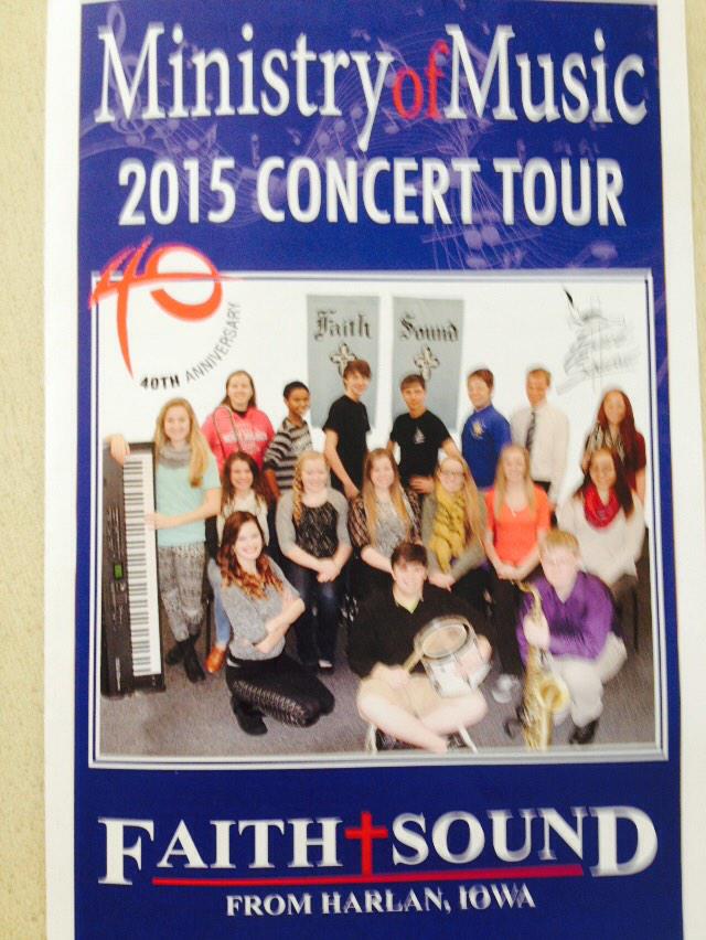 CityofHarlan's tweet photo. Another enjoyable tour kick-off for Faith Sound. Awesome young talent & demonstration of faith. #faithsound #umustsee http://t.co/hhkkdtbXUl