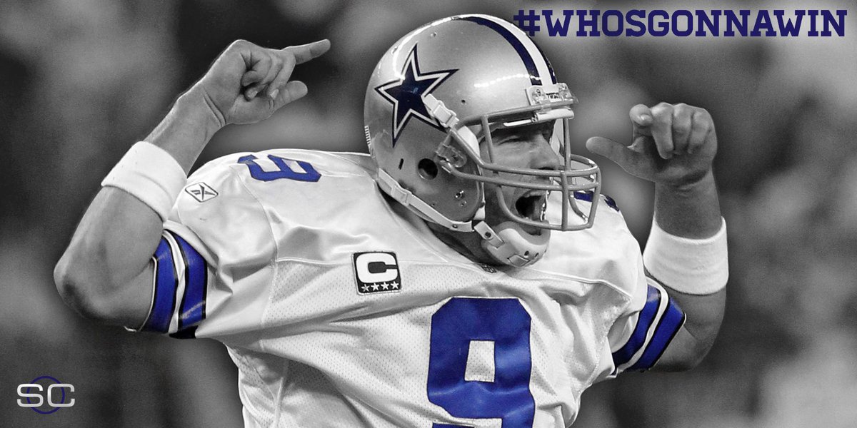 SportsCenter's tweet photo. #WhosGonnaWin: RT if you think the Cowboys will beat the Packers in today’s Divisional Round game. @VerizonWireless http://t.co/soLpwrRuyX