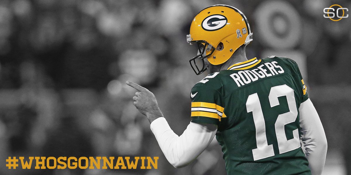 SportsCenter's tweet photo. #WhosGonnaWin: RT if you think the Packers will beat the Cowboys in today’s Divisional Round game. @VerizonWireless http://t.co/qHpFVmHhHY