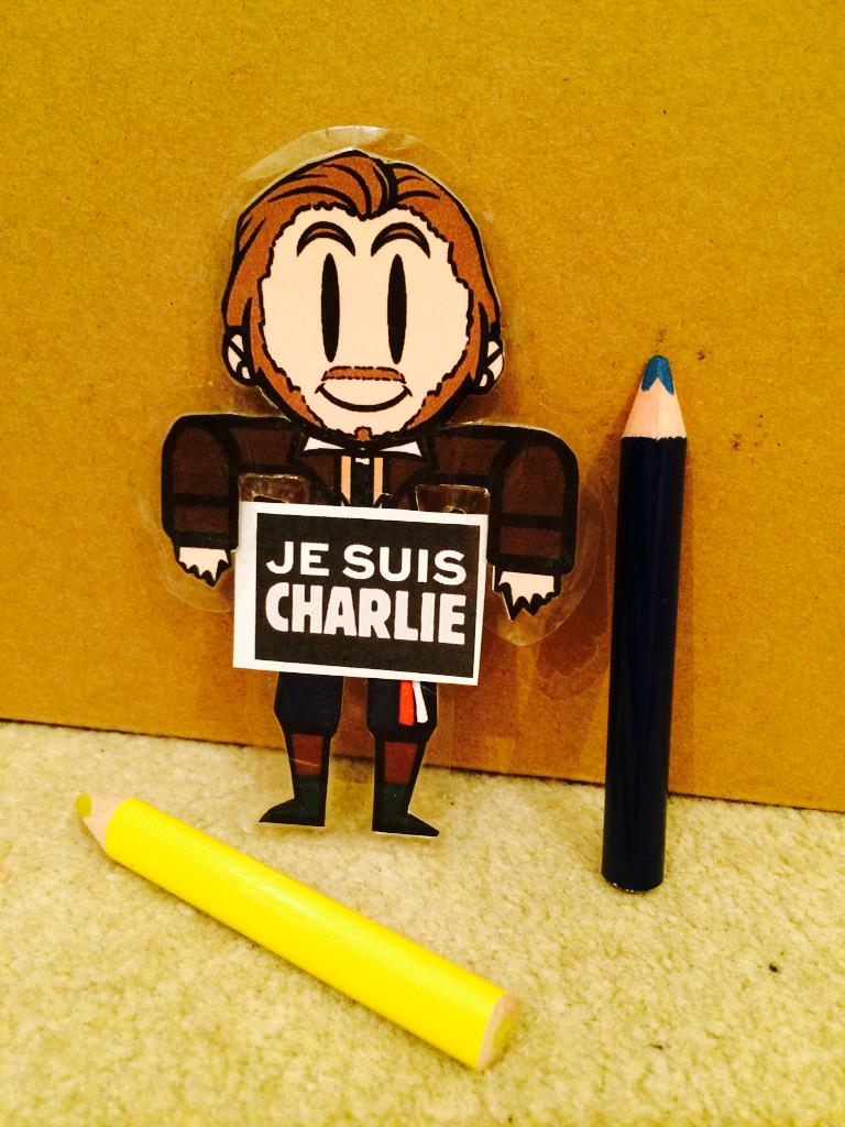 PocketGantVert's tweet photo. Will you join me my fellow Pockets? #JeSuisCharlie http://t.co/z6S7rF9ich