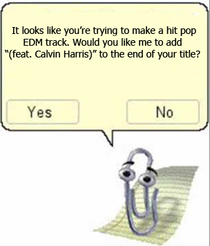deadmau5's tweet photo. oh, clippy... RT @DillonRCarp: @deadmau5 @ThyArmageddon http://t.co/dTp2ZD473Q