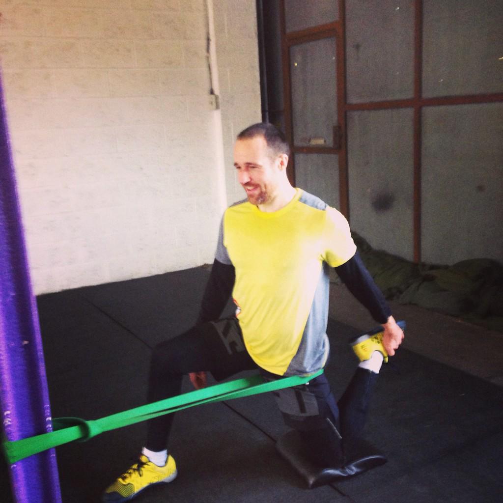 Mobility at Sunday open gym session #CrossFit #crossfitblackbrook #kellystarrett #suppleleopard #mobility