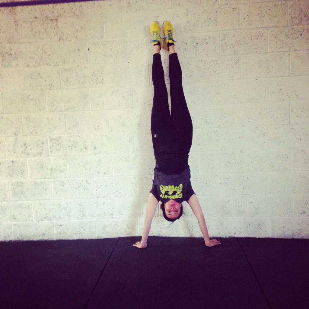 First handstand! #CrossFit #crossfitblackbrook #burgesshill #haywardsheath #sussex