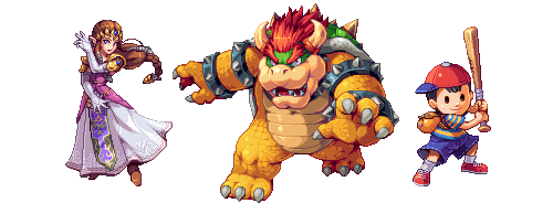 PixelProspector's tweet photo. 37 Smash Bros Characters... in Pixel Art 
(by ~AbyssWolf)
http://t.co/QBTkNpFsxe http://t.co/nkQJ6ymXp0