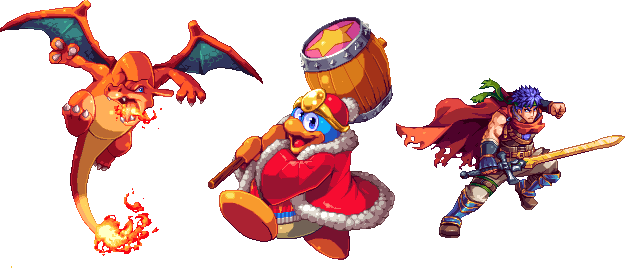 PixelProspector's tweet photo. 37 Smash Bros Characters... in Pixel Art 
(by ~AbyssWolf)
http://t.co/QBTkNpFsxe http://t.co/nkQJ6ymXp0