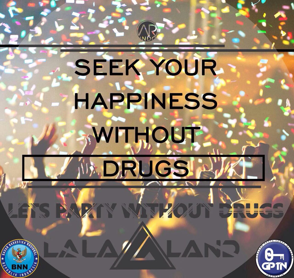Arkankankan's tweet photo. Mohon dukungannya #Letspartywithoutdrugs @aryomaulana @anang_iskandar @sumiratdwiyanto @INFOBNN @GPTN_ID http://t.co/GIflFBLOFV