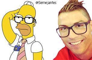 SonParecidos's tweet photo. Cristiano Ronaldo  y Homer Simpson http://t.co/o0hnKvQ1vK