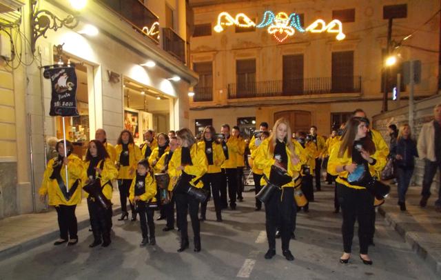 Desfile de las agrupaciones musicales de 10 de enero.