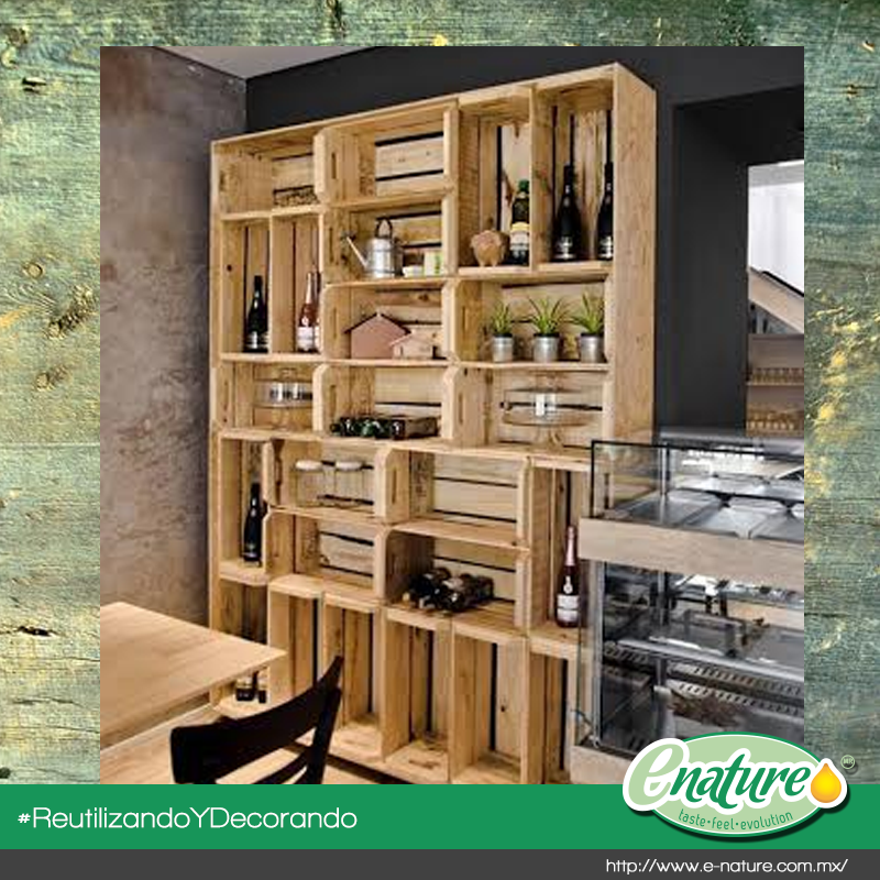 Enature on twitter: "#reutilizandoydecorando “anaqueles de cocina ...