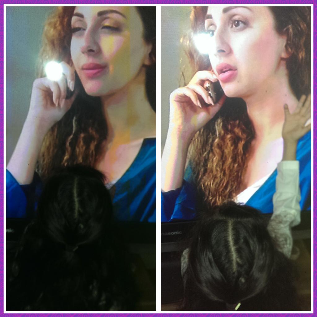 myriamfares's tweet photo. “@94ffc184153c427: @myriamfares how cute she isميريام بنتي كمان بتموت عليكي انا اشاهد المسلسل وهي بتبوس الشاشه تكلمك http://t.co/p9ZSrOrHnK”