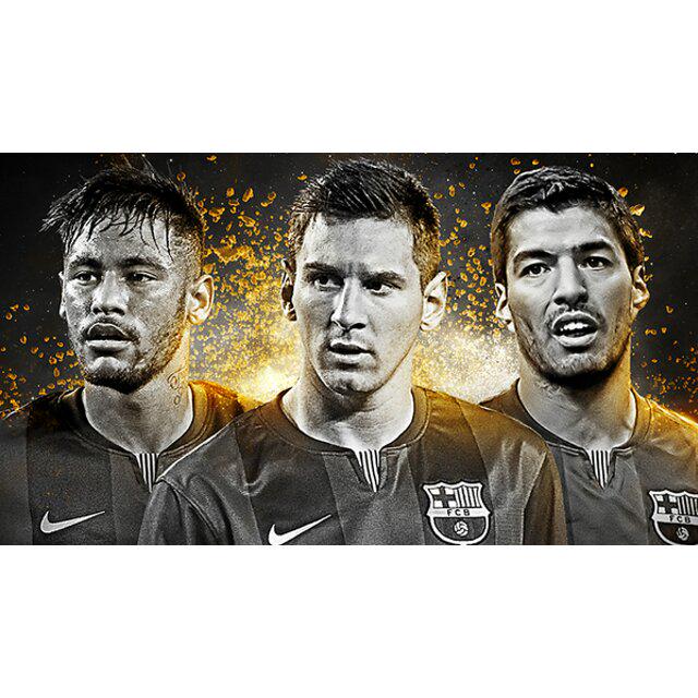 MRezaFajrin's tweet photo. Hail! @neymarjr @TeamMessi @LuisSuarez9 @FCBarcelona YouRock! http://t.co/cGGlK9DlWK