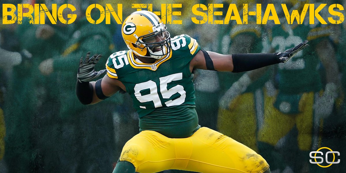 SportsCenter's tweet photo. GO PACK GO! Packers come back to beat Cowboys, 26-21. Green Bay advances to NFC Championship vs Seattle. http://t.co/Z7sqFkGjTe
