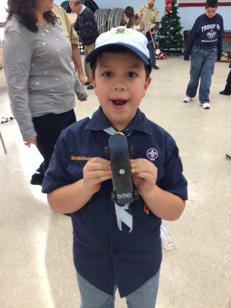 SamFancera's tweet photo. Great fun at the Pinewood Derby. 1st in Den & 2nd Overall for my boy. #Pack99 http://t.co/Lhmkqkbko1