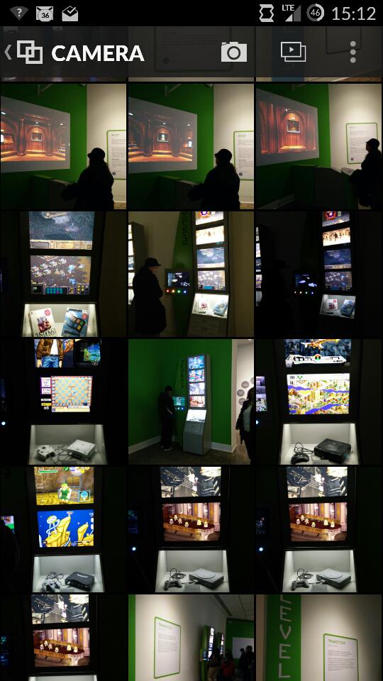 ranti's tweet photo. Quite a number of visitors engaged w/ the games projected on the wall or listened to the info #LevelUpFIA #TAoVG http://t.co/YYMZCCQRXR