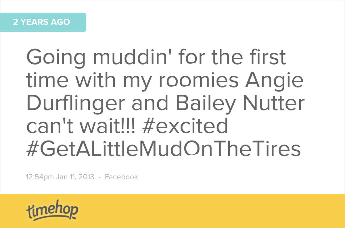 MichaelaMarieWi's tweet photo. This was a fun day and all we could find to "mud" in was a puddle lol! Great memories!  http://t.co/dnwfBeeaNP http://t.co/6DwL3bdTBA