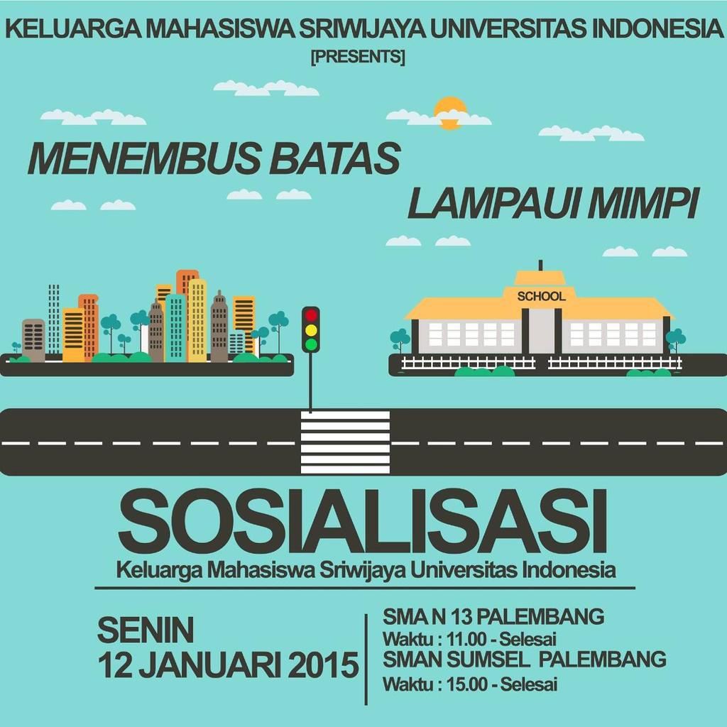 Morning <a href="/SMAN13Plg/">SMA N 13 PALEMBANG</a>  dan <a href="/SC_SMANSS/">SC SMANSS</a> !
Hari ini Kemas UI bakal sosialisasi disekolah kalian. See you!