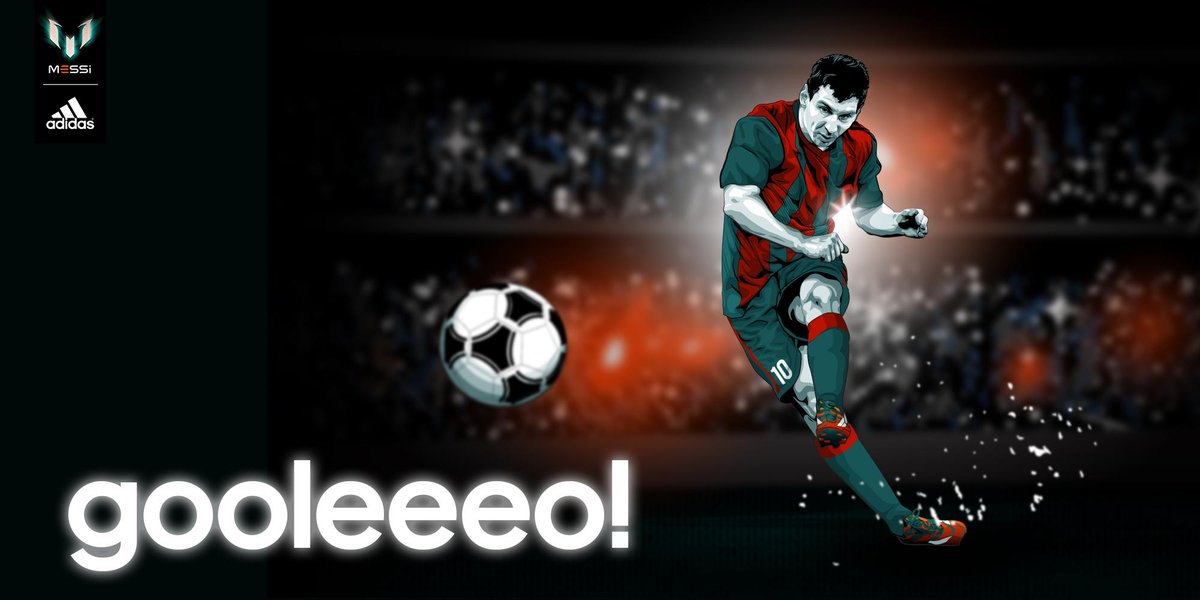 TeamMessi's tweet photo. GOOOOOOOOLEEEEEEEO!!! #Messi http://t.co/vRlz0HNanV