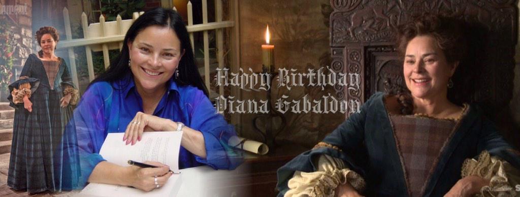 Happy Birthday Diana Gabaldon! Thank you! We love  
