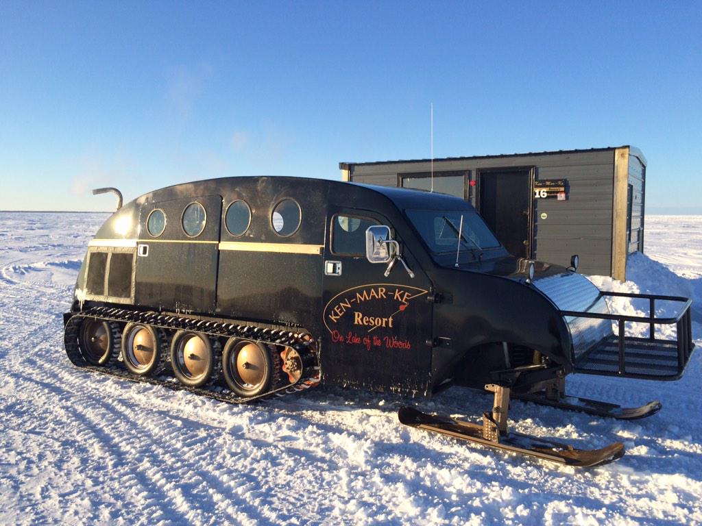 brdnggrndcalls's tweet photo. This is my ride when guiding this winter. 1952 Bombardier! http://t.co/yWwsVK1LGl