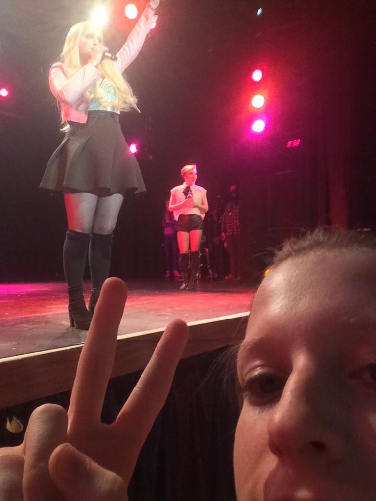 Quality selfie with Meghan Trainor 😂 #UltimateTailgateParty