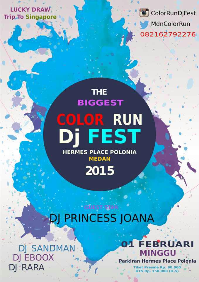 MDNcolorRun's tweet photo. Start jogging, persiapan untuk Medan Color Run Dj Festival . Udah pada punya tiketnya kan? http://t.co/pJBFMKVsRd