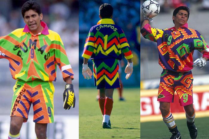 Classic Football Shirts has reproduced an old Jorge Campos jersey