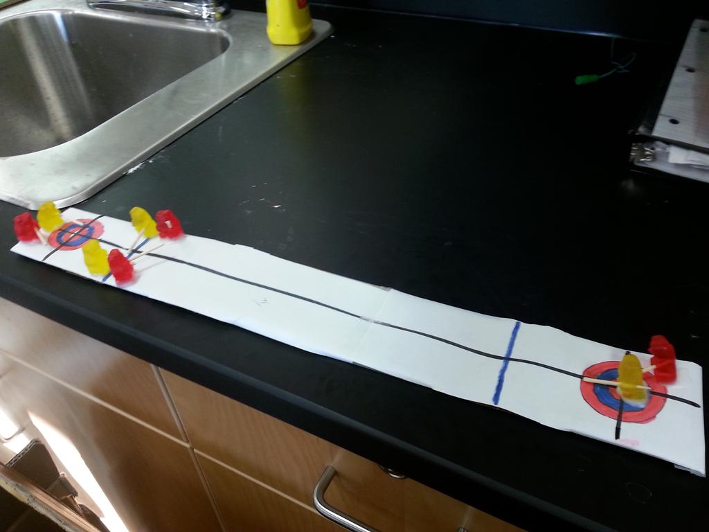 D_C_Nielsen's tweet image. Gummy bear models #mathchat #math9 #scalemodel