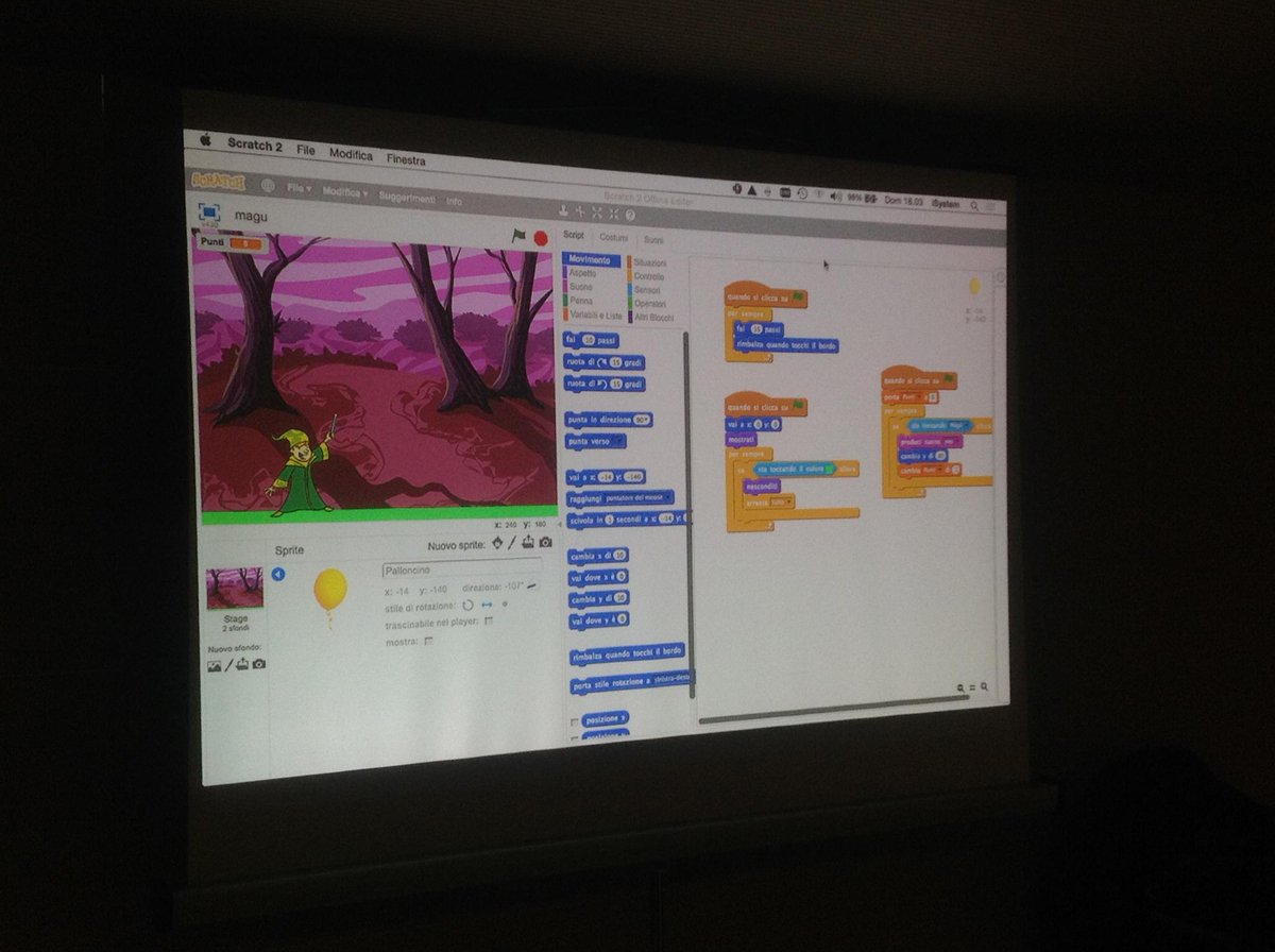 kikabrocato's tweet image. #coderdojofvg scenari, ancora!!! @CoderdojoFVG