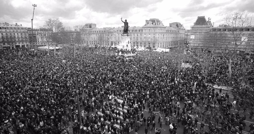 La plus belle photo de la #MarcheDu11Janvier qui sera dans les livres d’Histoire ! #JeSuisCharlie © LeNouvelObs