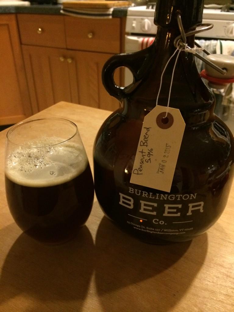 CiannaDona's tweet image. Lasted a week in #beerfridge then 3 days in reg fridge being opened daily. Good job! @BurlingtonBeer #peasantbread