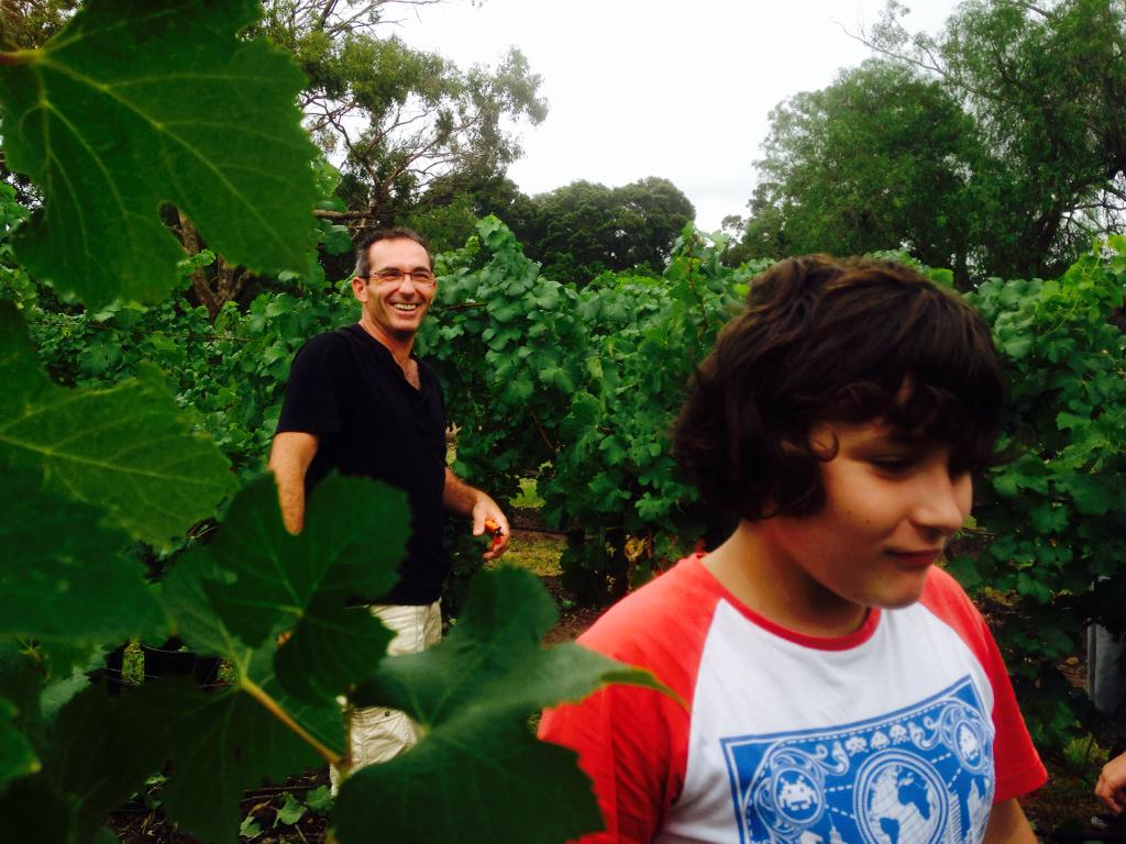 townsend_sean's tweet photo. Muse team making verjuice @Troy_Chef_Muse @EbonyTinkler  @ushertinkler  #rain #mud #muse #monday http://t.co/t2fQZOi7uw