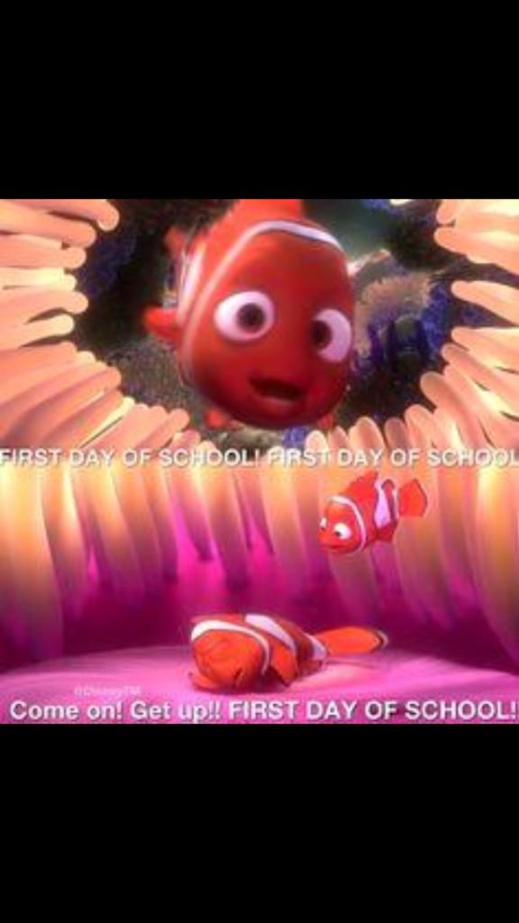 lucentennial's tweet photo. We hope you're as excited as Nemo about your first day of spring semester! Good luck! #FirstDayOfSchool http://t.co/tSmbrEUO8D