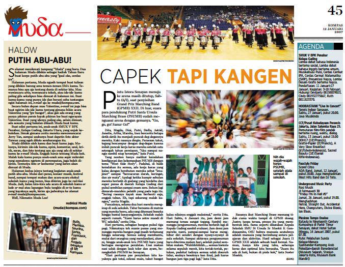 Waah ini nih lembar Kompas MuDA pertama, 12 Januari 2007. :)

#MuDA8thAnn #MuDAInspirasi