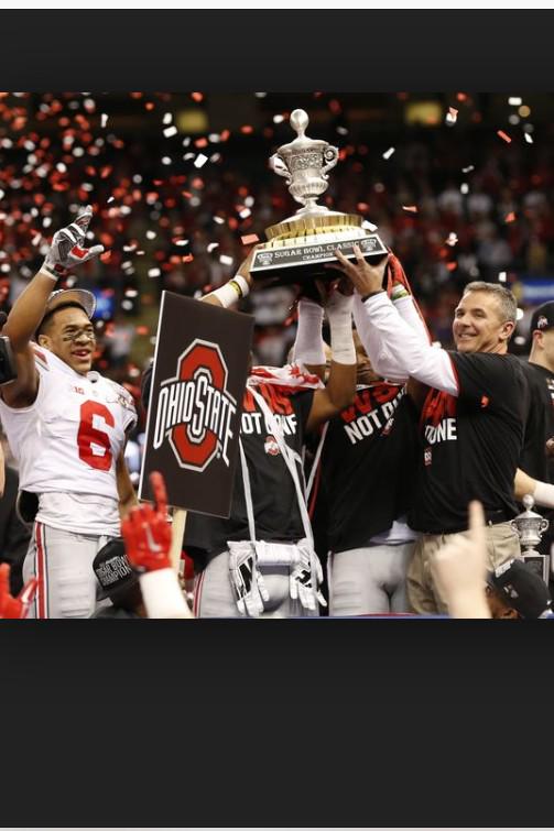 Nick_chesnes's tweet photo. It's now officially game day #OhioAgainstTheWorld #TheRealO #WeBeatBama #NationalChampionship http://t.co/m6XFIrCknQ