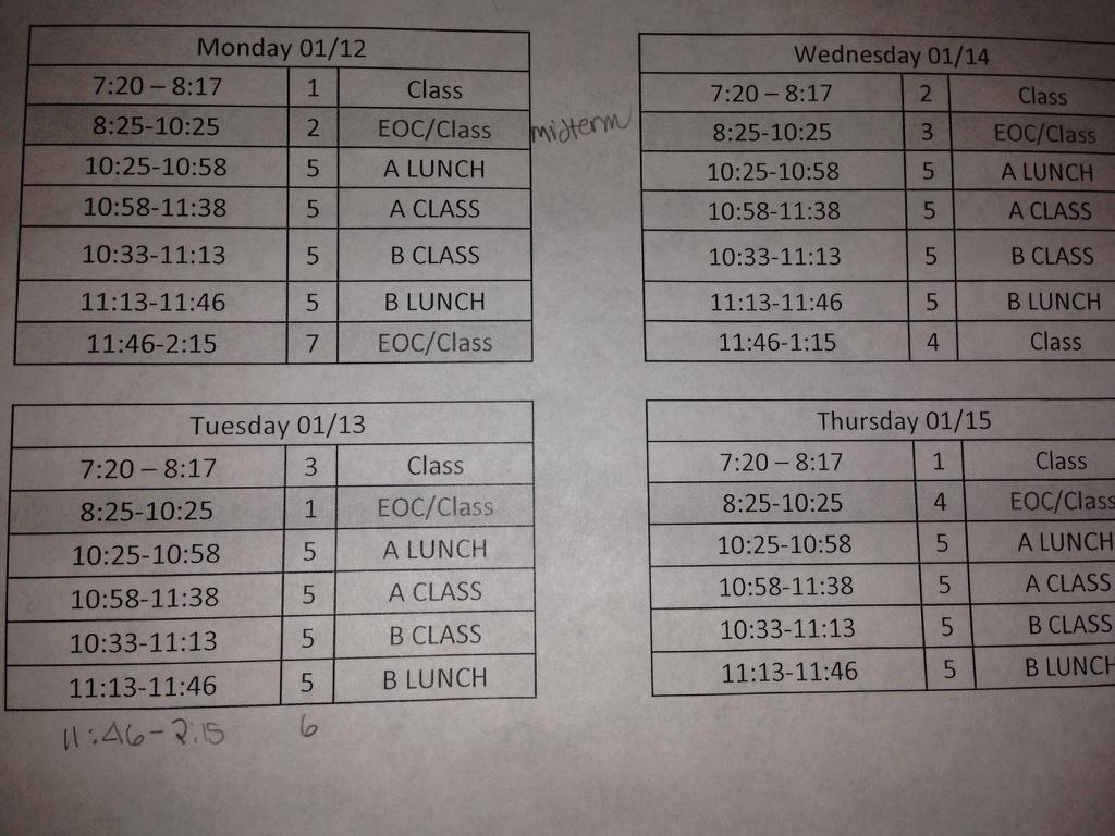 DPHS2016's tweet photo. Don't know what classes to go to this week? Worry not Panthers!🐾 http://t.co/MBdqT4qXx8