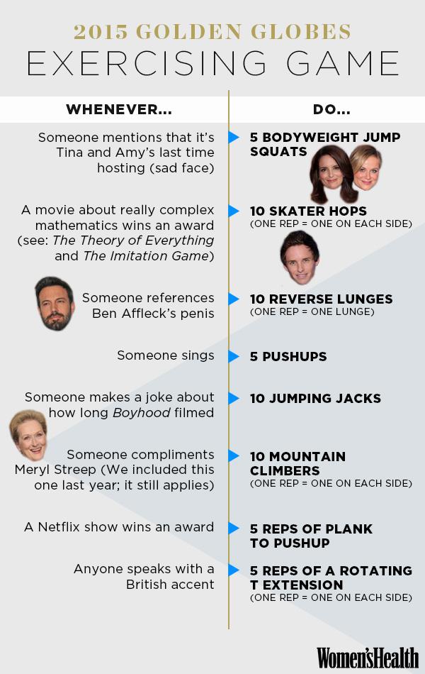 WomensHealthMag's tweet photo. An accent is an accent. 5 rotating T extensions! #GoldenGlobes http://t.co/3sO1BGpN3K