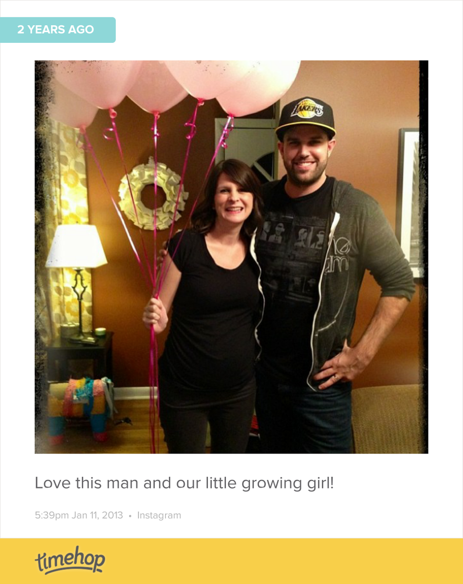 mg_richter's tweet photo. 2 years ago we found out our baby would be Eisley Kate! 2 years later we are talking to her about her growing bab... http://t.co/ZcLomYxzki